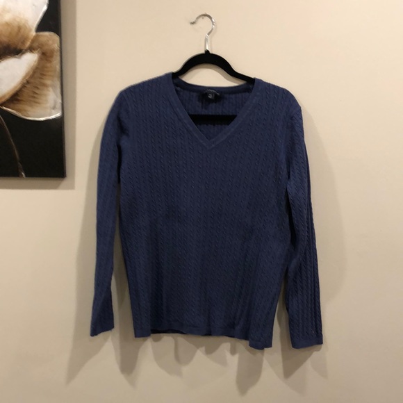 Navy Blue Cable Knit - Picture 1 of 4